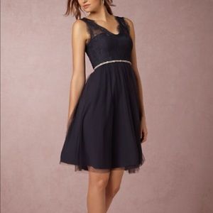 Anthropologie Navy Special-Occasion Dress